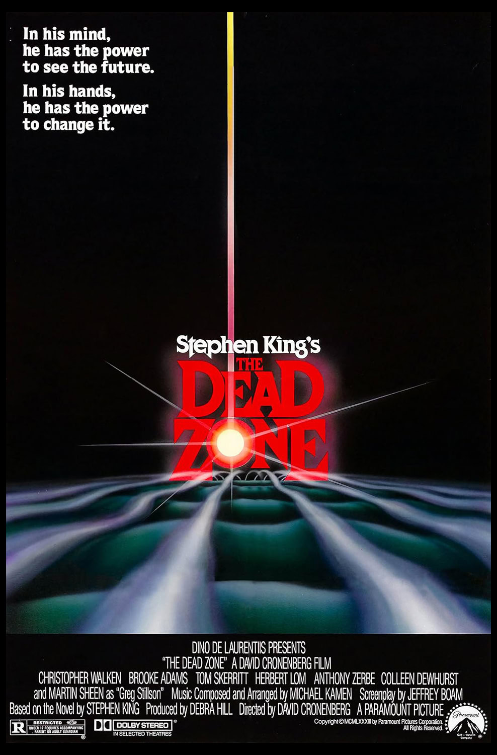 La zona morta (The Dead Zone) poster