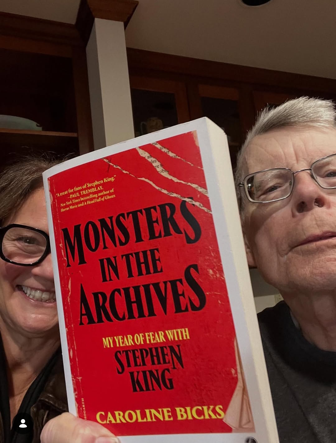 Caroline Bicks e Stephen King