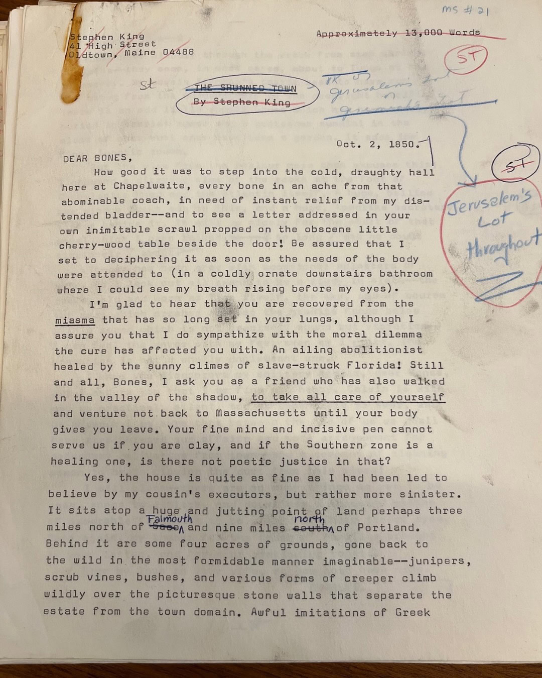 Estratto dalla edizione americana di Monster in the archives