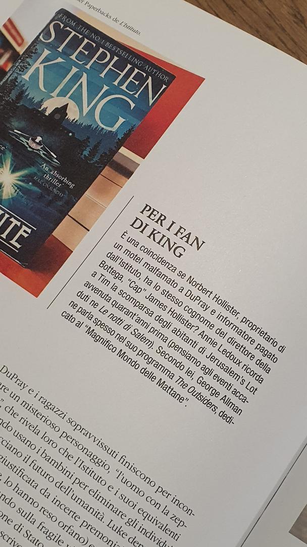 Ulteriore dettaglio delle pagine del volume Stephen King. Tutte le opere
