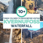 Kvernufoss waterfall in Iceland