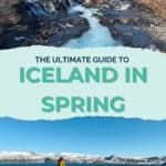 Iceland in spring pin