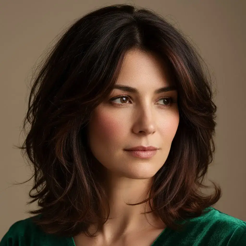 Layered Shoulder-Length