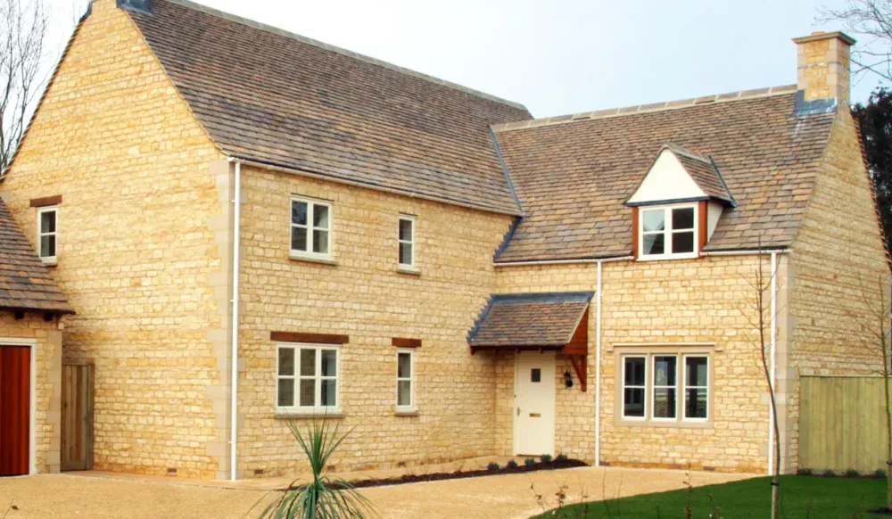 flush casement window installed at house