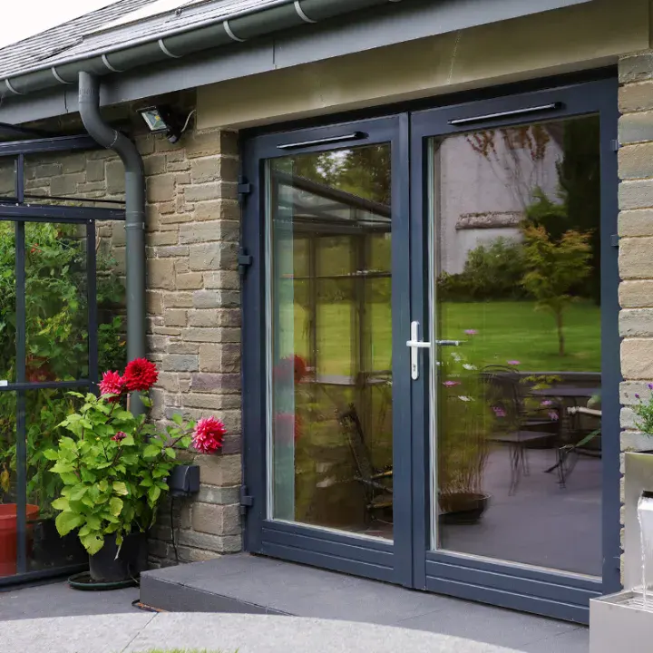 aluminium door at dollar scotland