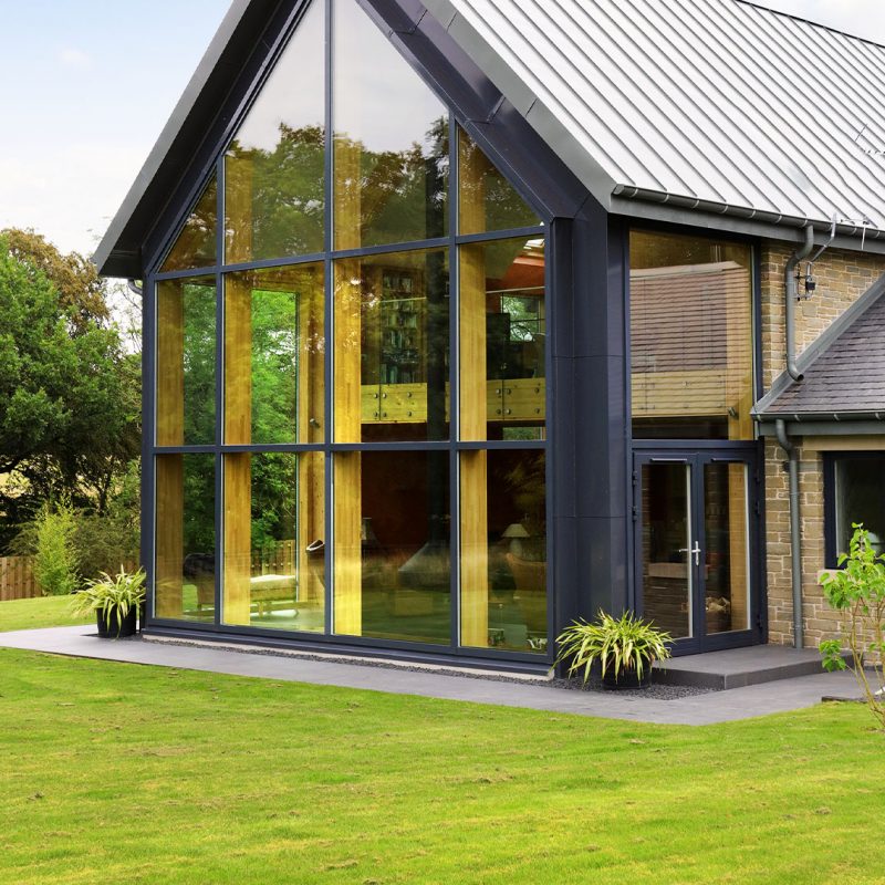 Reynaers CW50 timber curtain walls
