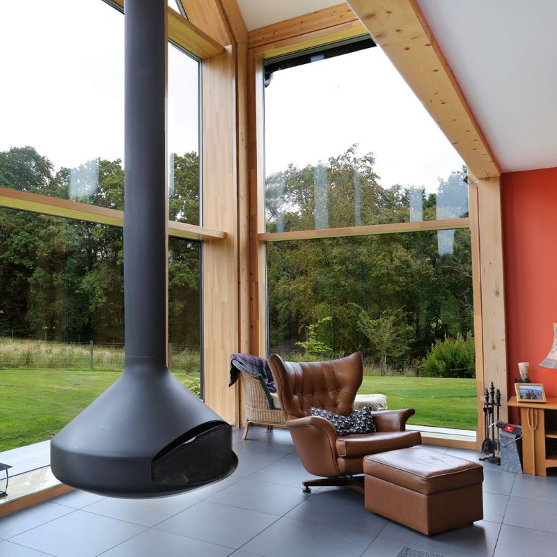 Reynaers CW50 timber curtain walls