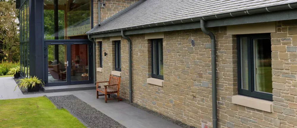 tilt & turn window installed at house