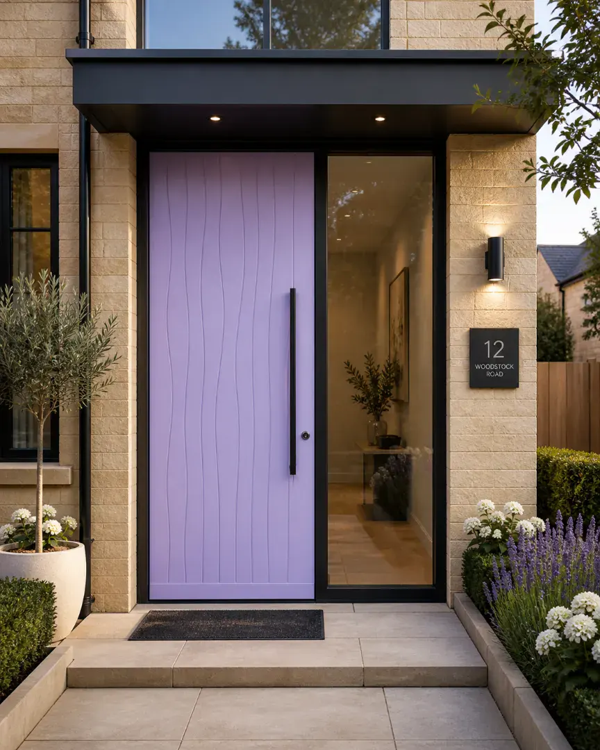 violet front door