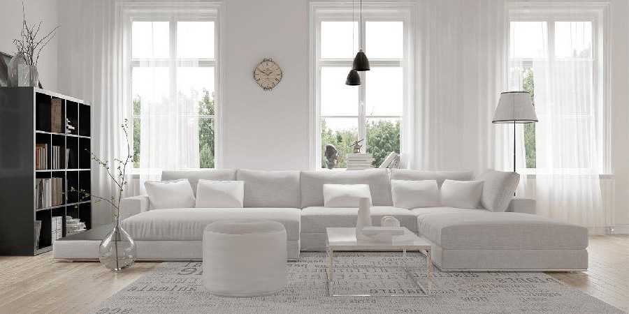 nice clean living room