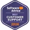 Software Advice Best Customer Support Award 2026