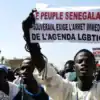 Le peuple sénégalais contre l'homosexualité