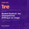 Joueuses congolaises de basket fauteuil levant les bras sur un terrain en RDC, comme les Léopards dames qui visent le podium mondial