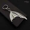 Batwing alternative gothic earring antikuos, close-up