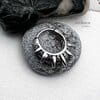 Rex hoop earring in stainless steel by Antikuos jewellery