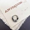 Kvasir viking stainless steel hoop by Antikuos, detail