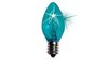 C7 Incandescent Transparent Twinkle Teal Replacement Bulb