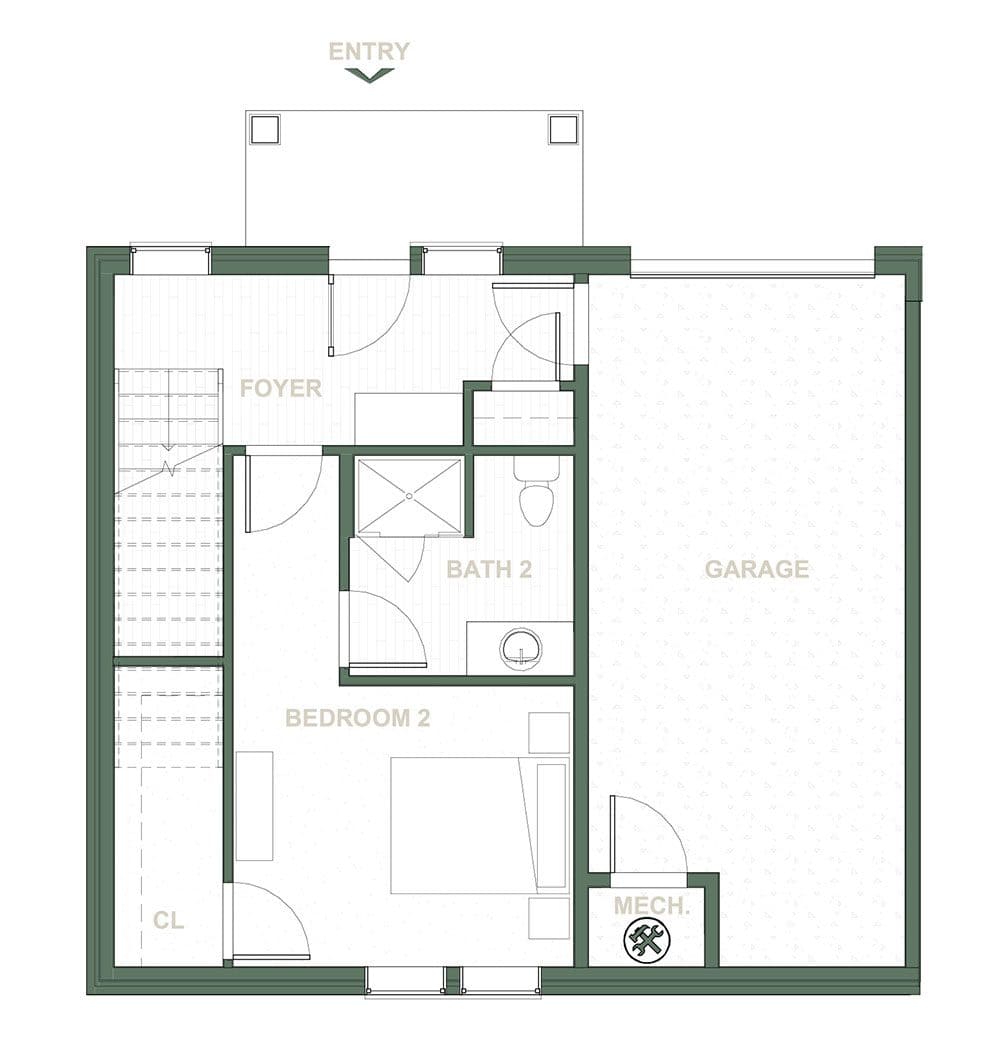 TOWNHOME 1-1st Floor