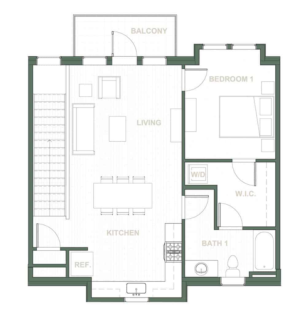 TOWNHOME 2-2nd Floor