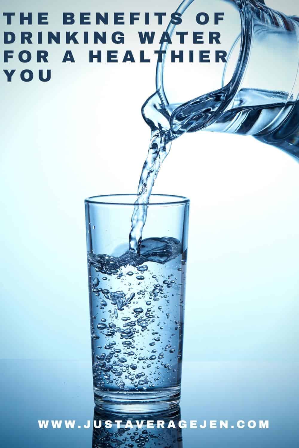 A glass of water