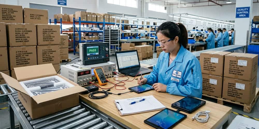 factory inspection China product function testing before shipment
