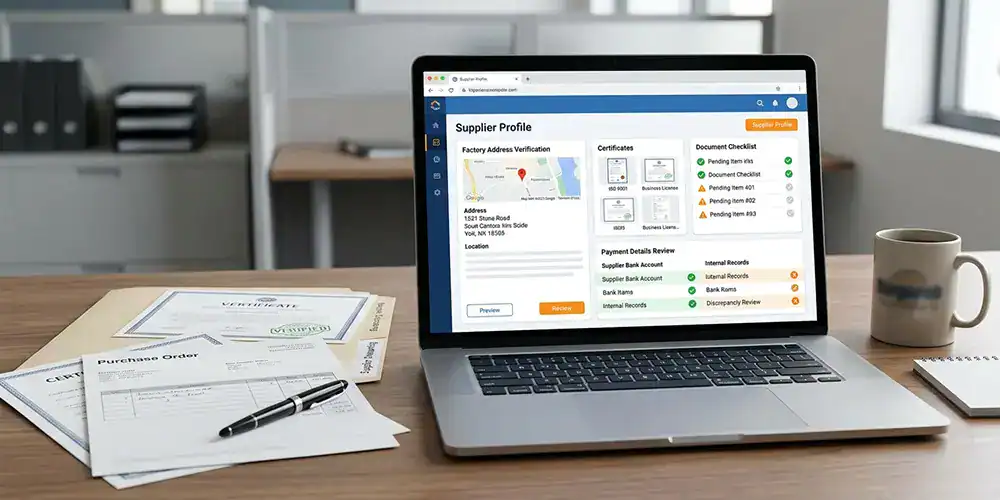 How do I check an Alibaba supplier before paying