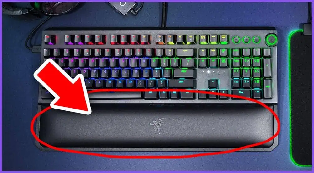 Gaming Tastatur mit Handballenauflage