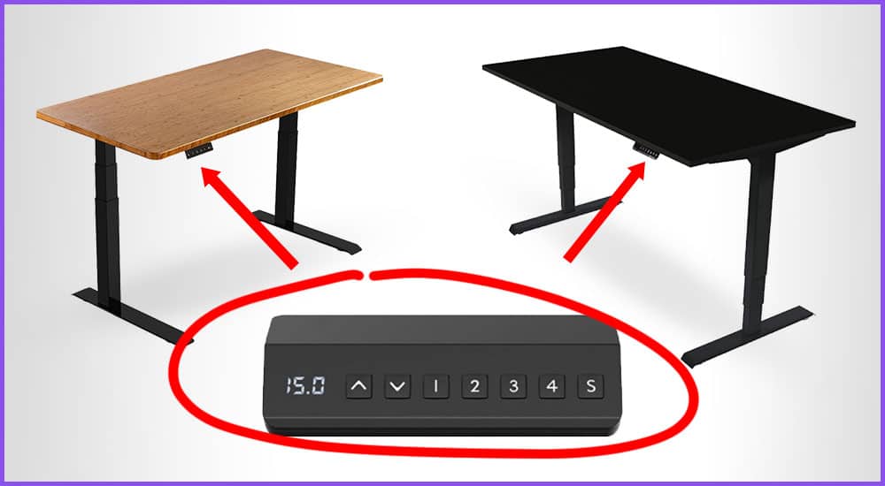 Höhenverstellbare Schreibtische mit Memory Funktion