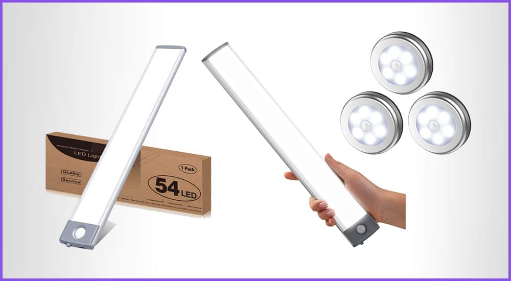 Schrankleuchten mit Bewegungssensor