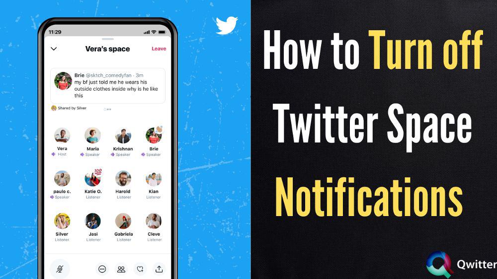 How to disable notifications for Twitter Spaces