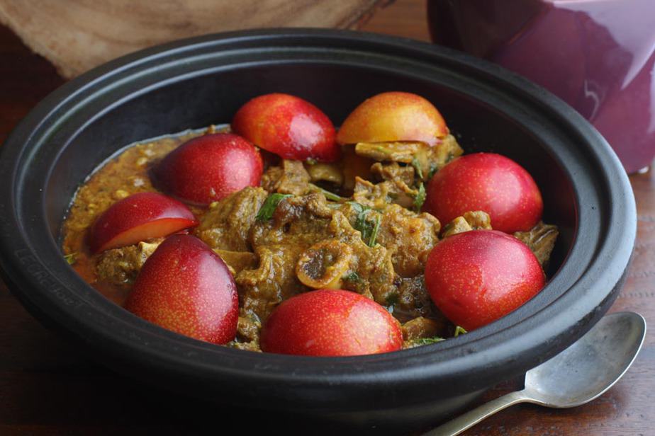 Lamb and Fresh Plum Tagine