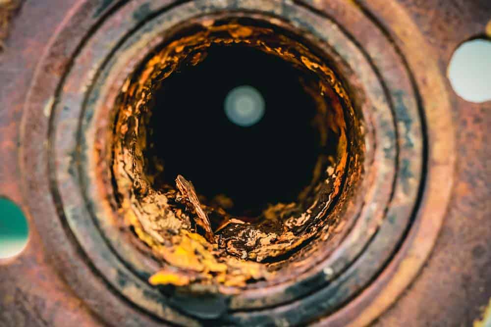 Corroded pipes