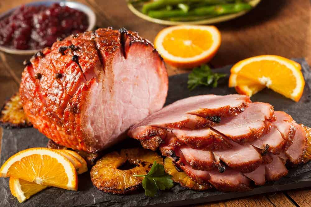 No Christmas meal is complete without a classic glazed ham