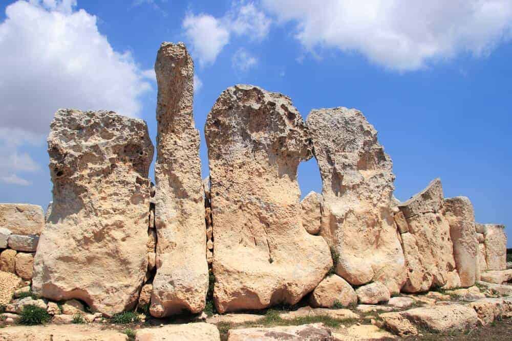 Ancient ruins of Megalithic Temple of Malta