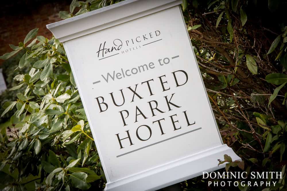 Buxted Park Hotel Sign