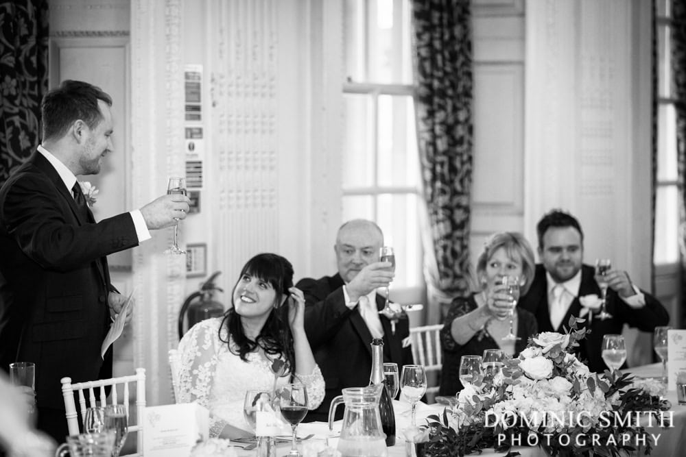 Speeches at Buxted Park Hotel