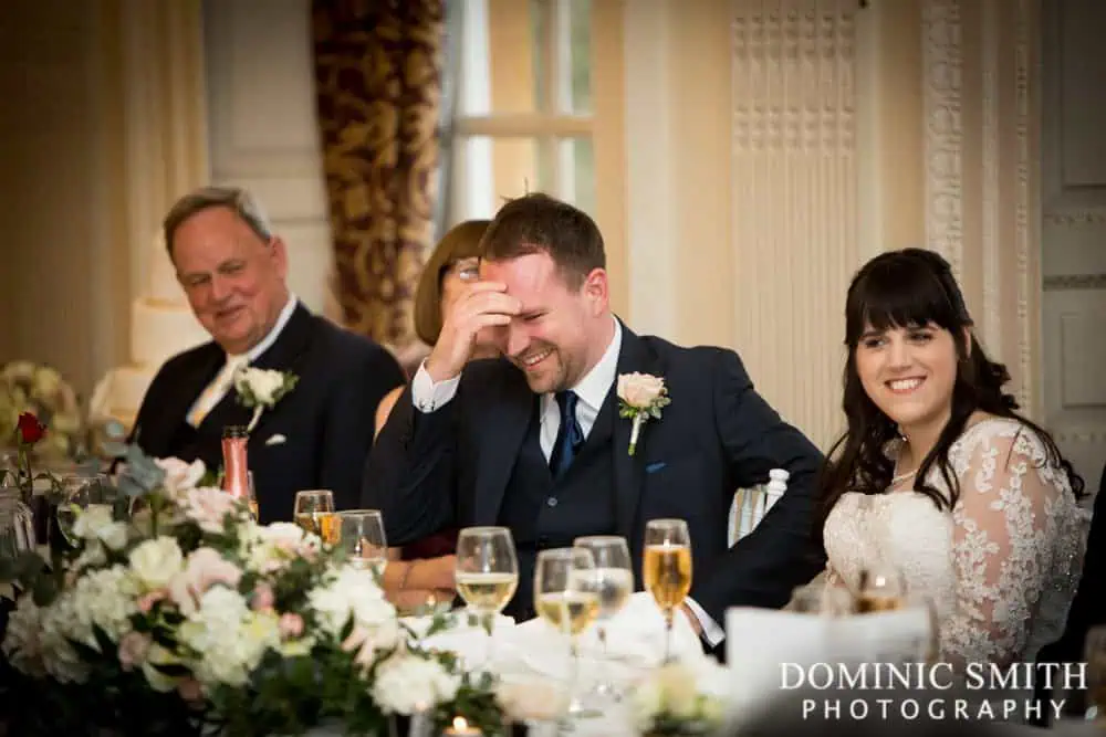 Speeches at Buxted Park Hotel