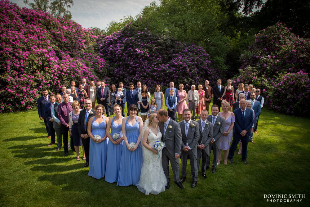 Heart shaped group photo at Highley Manor