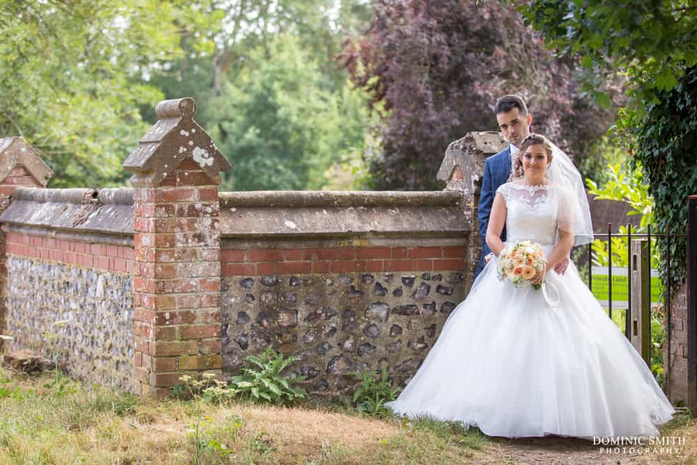 Couple photo at St Margarets Church Ifield 1