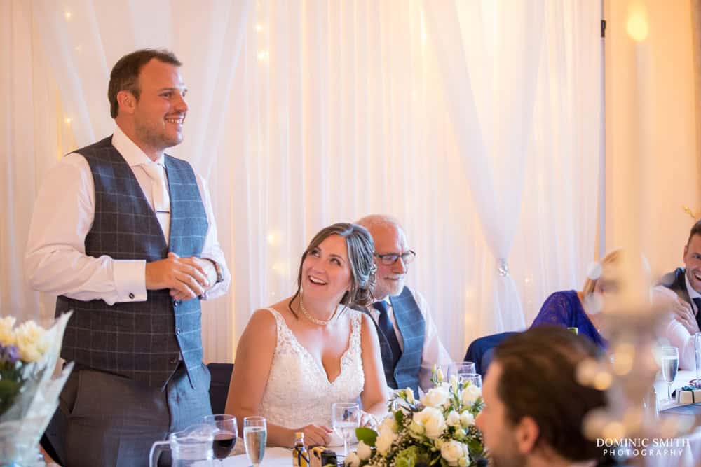 Grooms speech at Highley Manor