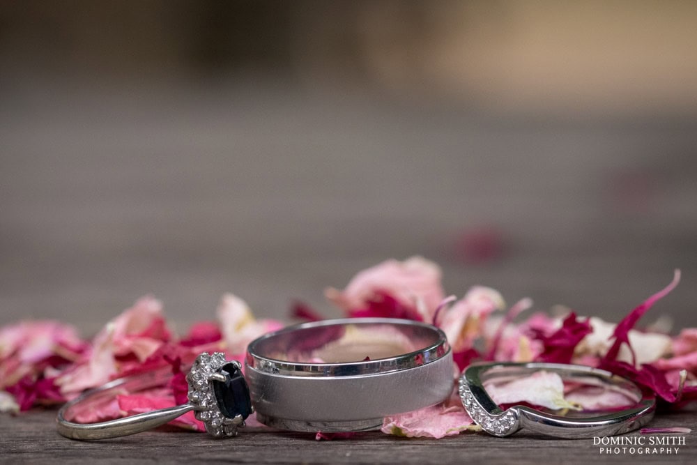 Wedding ring photo taken at Coulsdon Manor