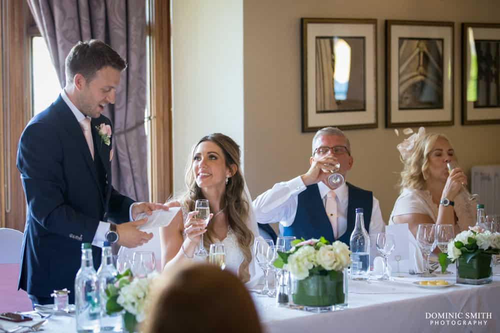 Grooms speech at Nutfield Priory