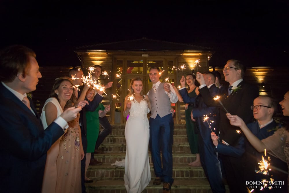 Sparkler Photo at Brookfield Barn