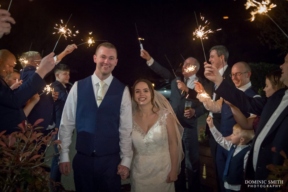 Sparkler photo at Hickstead Hotel