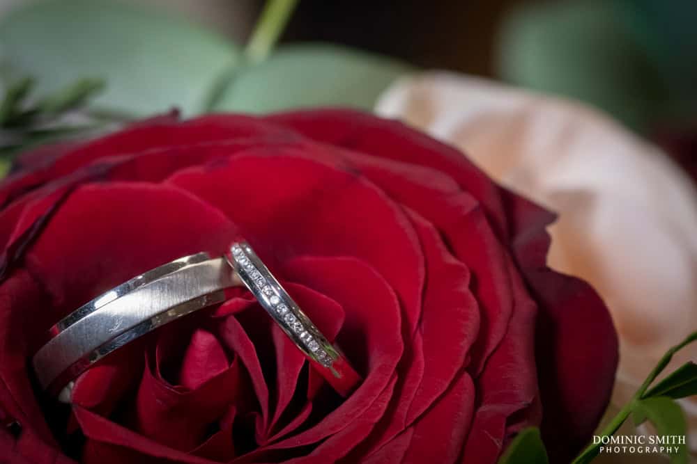 Wedding ring photo take at Hickstead Hotel