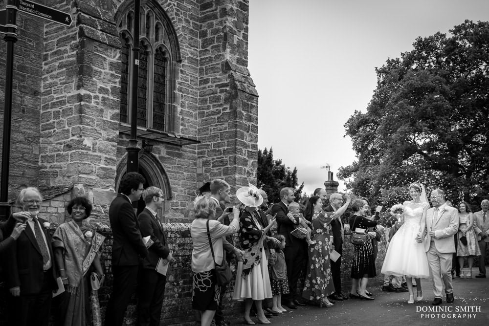 Confetti Photo at St Peters Church Henfield