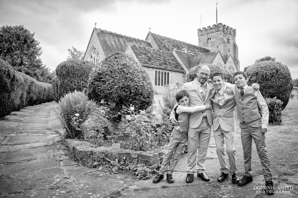 Groom with his Sons