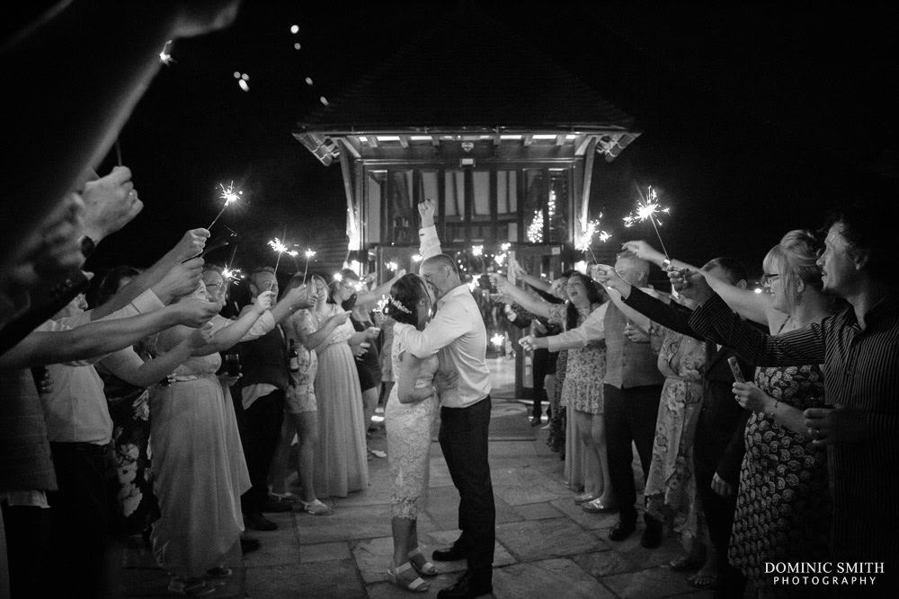 Sparkler Exit at Blackstock Country Estate