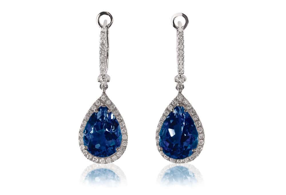  sapphire drop earrings