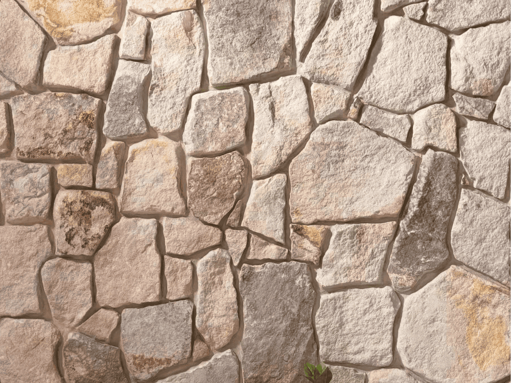 Irregular Balgo Stone cladding.